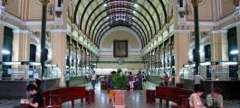    CENTRAL POST OFFICE IN HO CHI MINH CITY