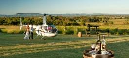 Champagne Picnic on a Peak Helicopter Flight
