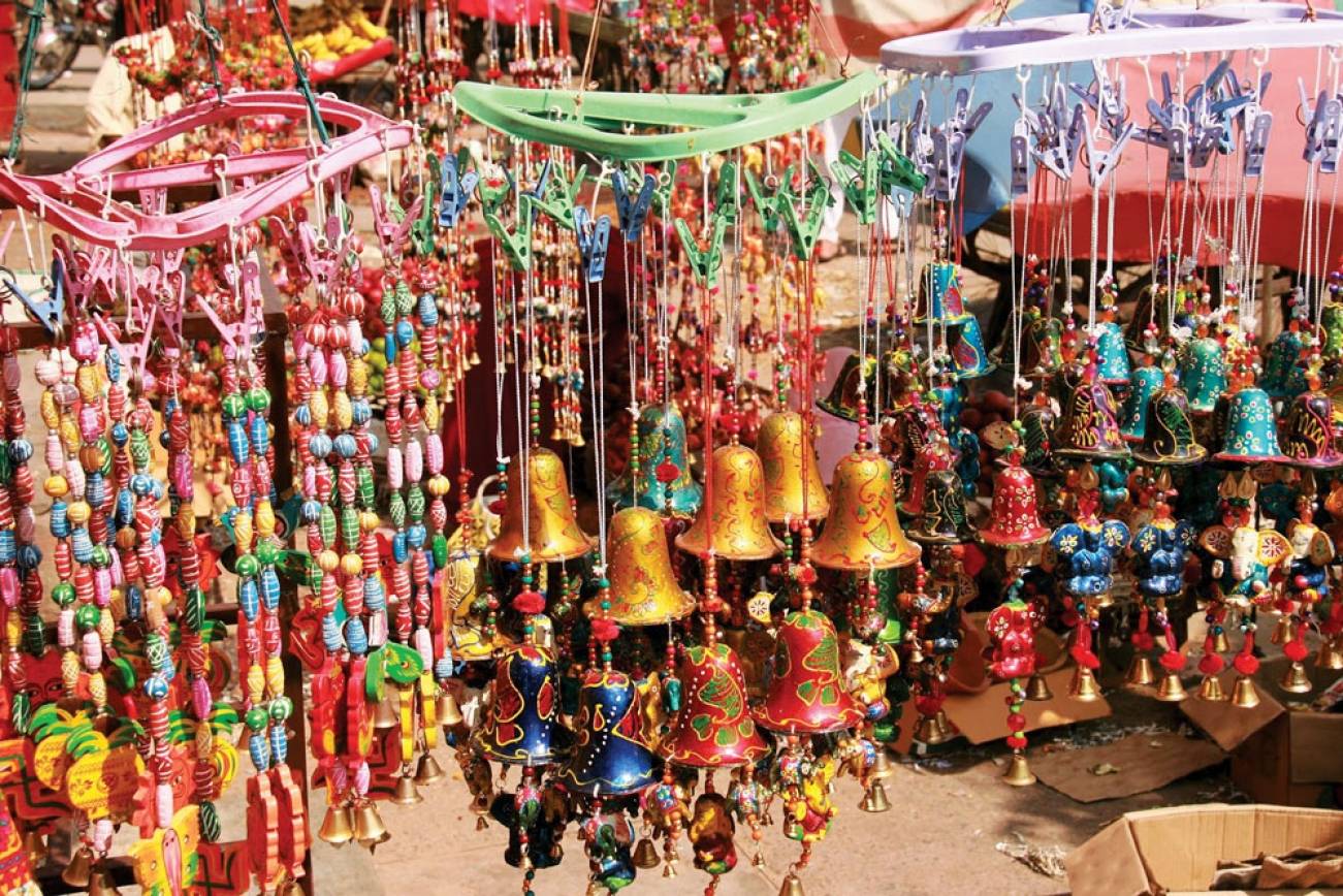 Lively bazaars and colourful people
