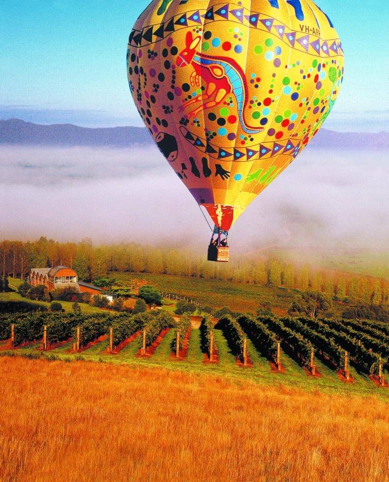 The Yarra Valley from above