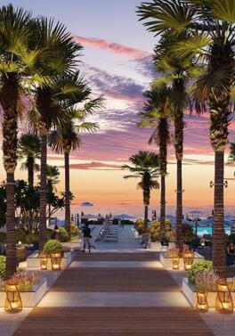 Last minute sunshine at the new Rove Al Marjan Island in Ras Al Khaimah!