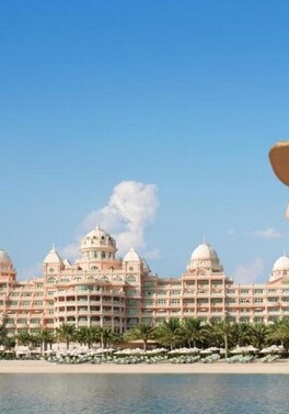 Save 55% and a free room upgrade at the luxurious Raffles The Palm Dubai!