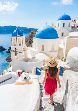 Dublin Departure! Treat yourself to a Private Pool Suite In Santorini!