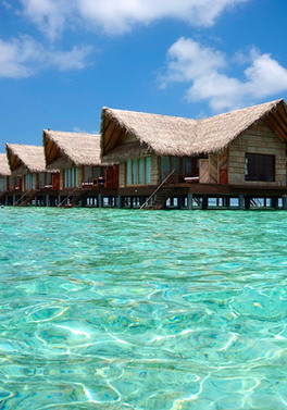 Enjoy a Beach Villa and a Water Villa on this Maldives option!