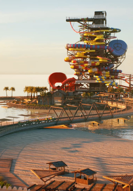 Family stay at Rixos Qetaifan with unlimited access to Meryal Waterpark!