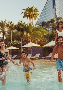 Family Christmas holidays at Jumeirah Beach Hotel