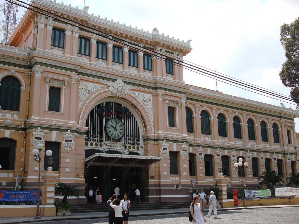 Central post office in Ho Chi Minh city