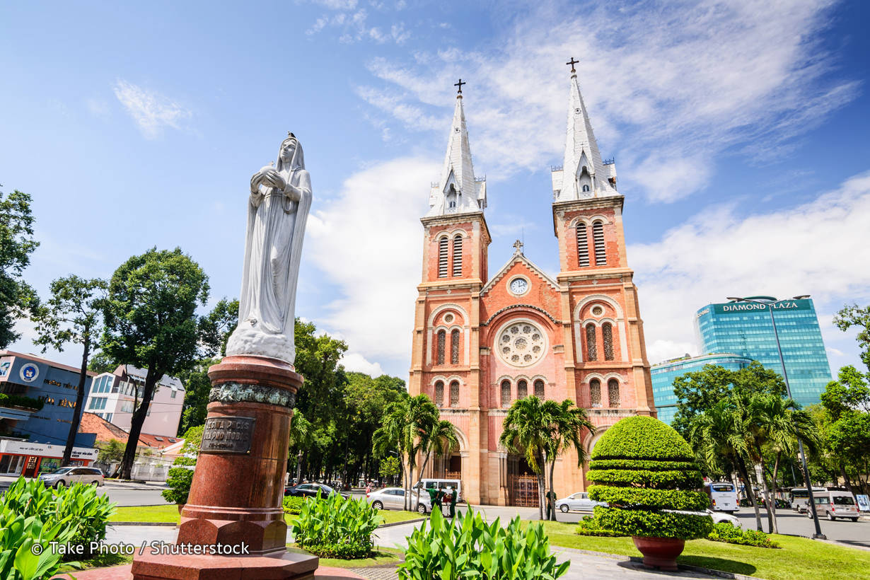 notre dame cathedral in vietnam
