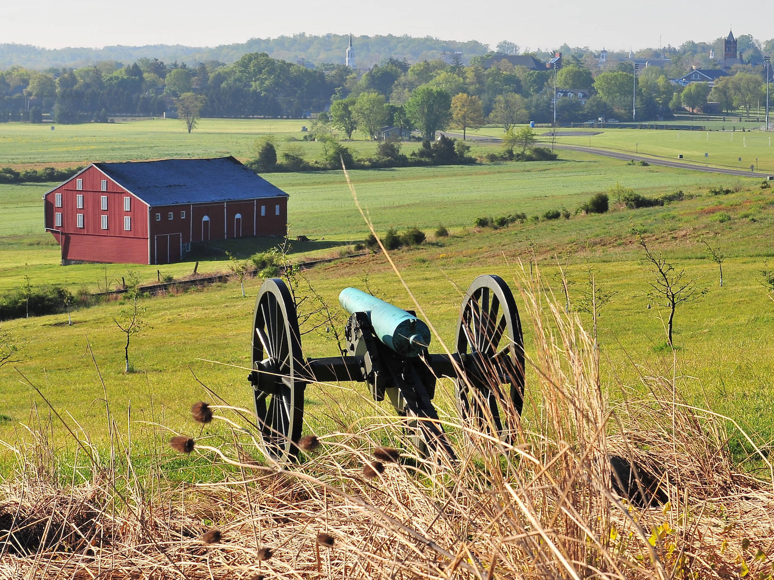 Oak Hill on The Gettysburg Battlefield