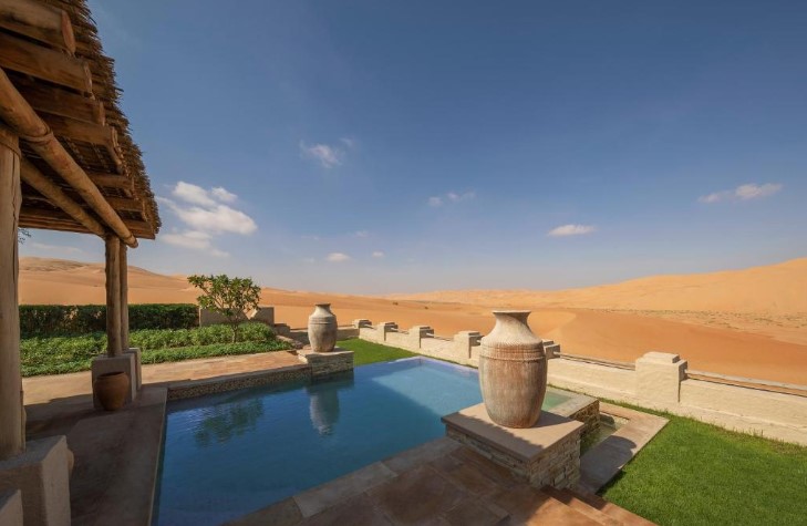 Escape to a luxurious one bedroom villa in the deserts of Abu Dhabi