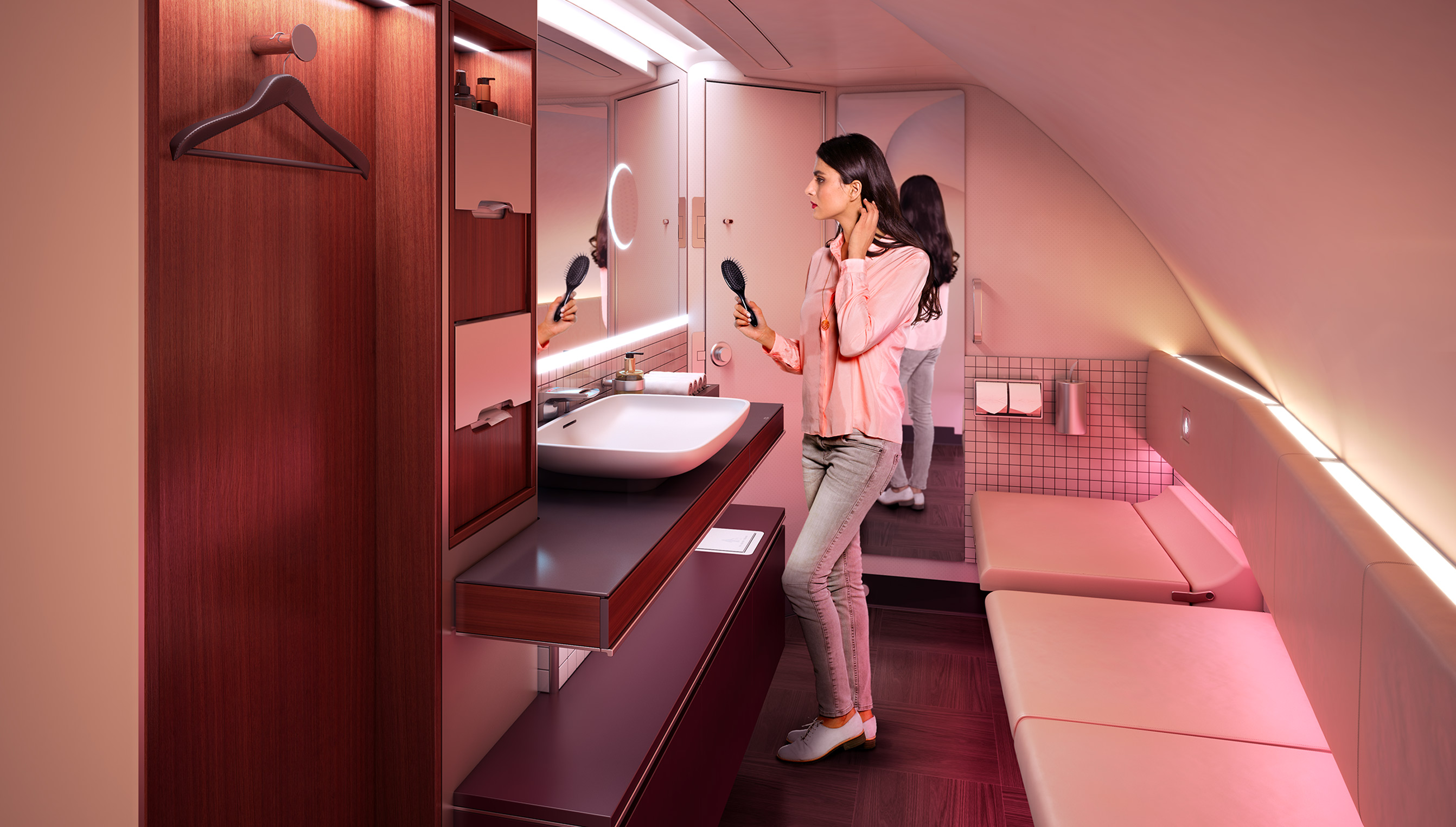 Bathroom in First Class