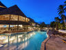 Nighttime pool