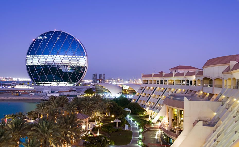 Exterior at night