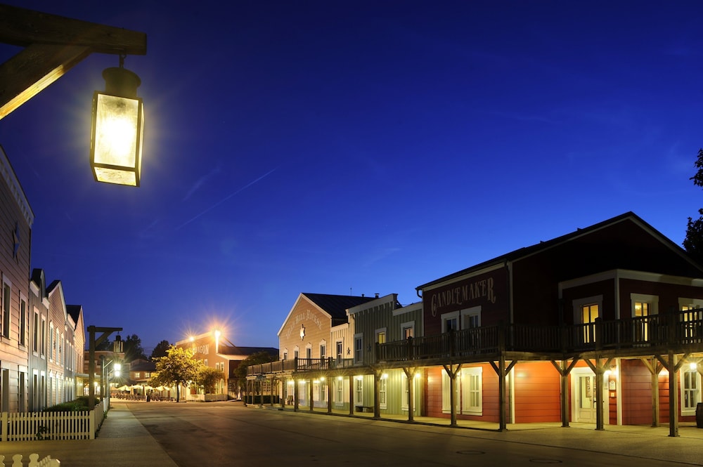 Hotel Front - Evening/Night