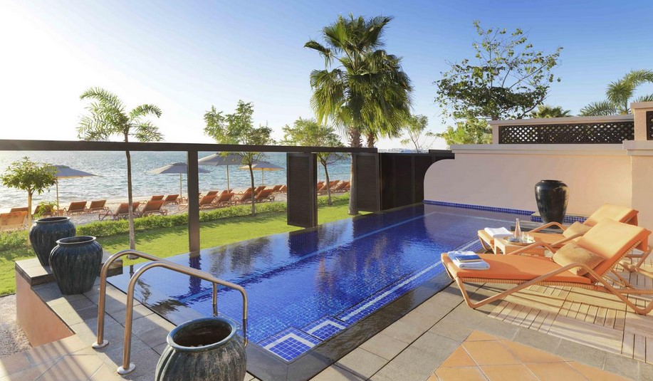 One bedroom beach pool villa pool