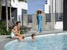 Heated resort pool