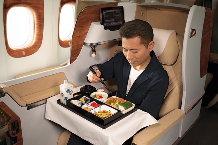 Boeing 777 Business Class Flavours of Japan