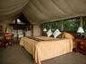 Interior of tent