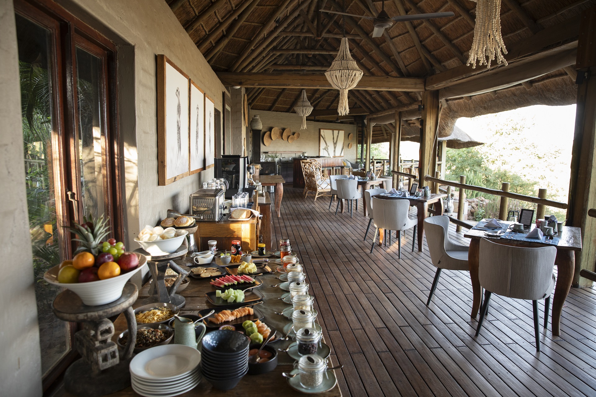 Main lodge deck