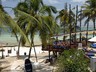 Sun bathing deck and beach