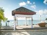 Outdoor wedding area