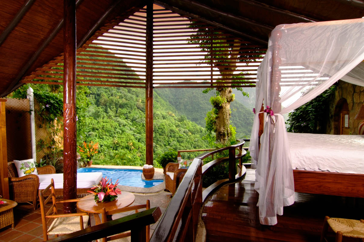 Gros Piton Suite with plunge pool