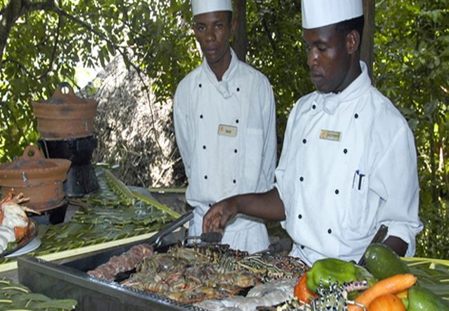 Mangapwani Beach Barbeque