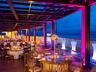 Outdoor wedding area