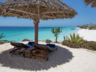 Sunlounger on the beach