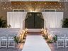 Outdoor wedding area