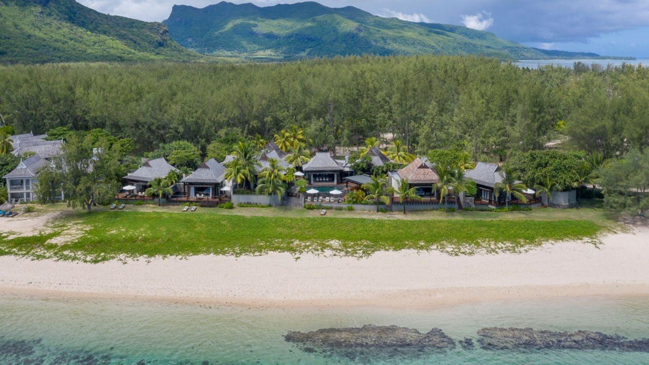 Aerial Beachfront VIlla