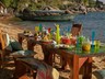 Beach dining