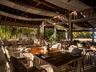 Outdoor banquet area