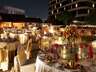 Outdoor banquet area