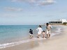 Family on the beach