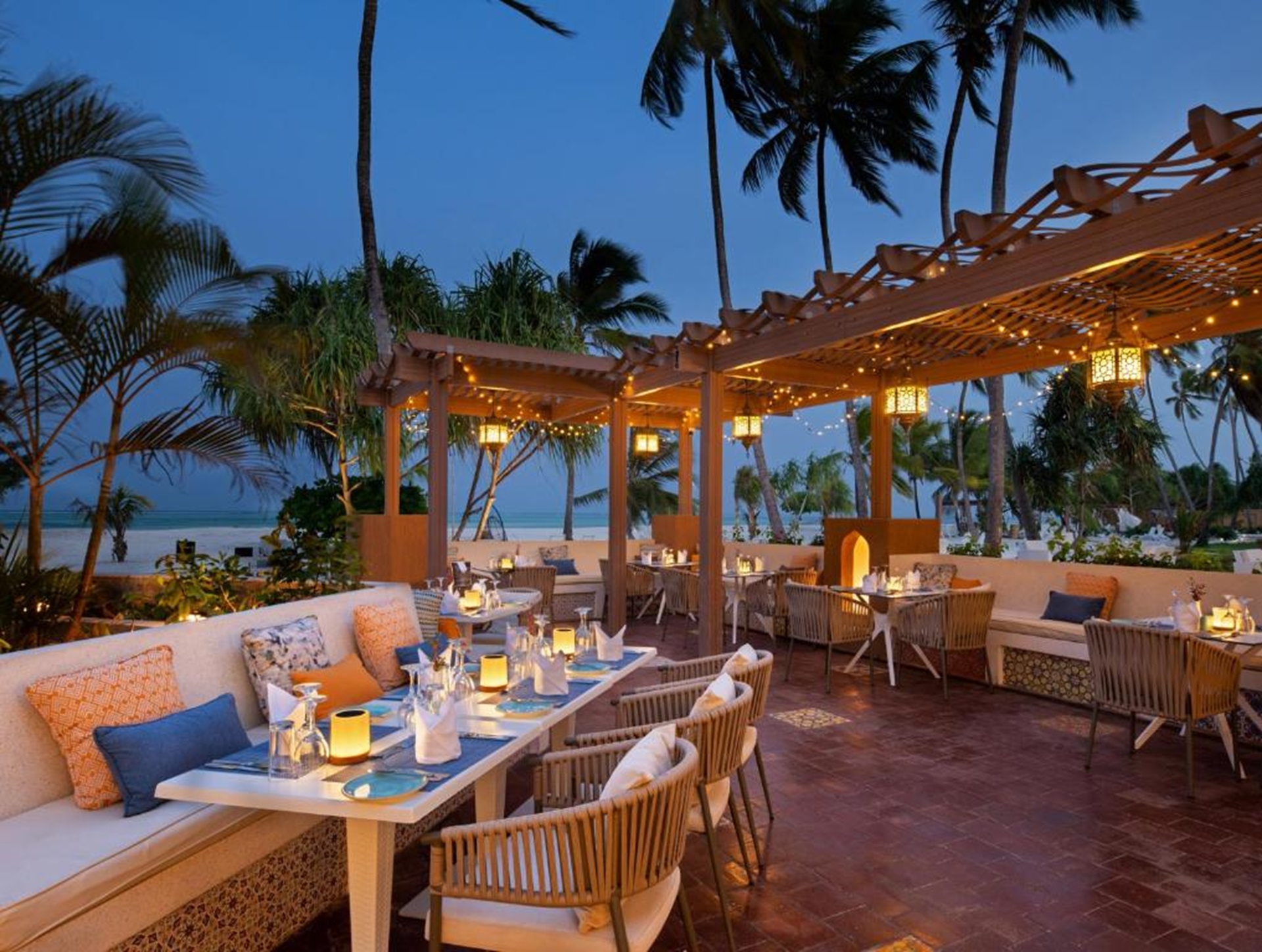 Outside dining