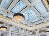Chandeliers inside the Westin Columbus hotel